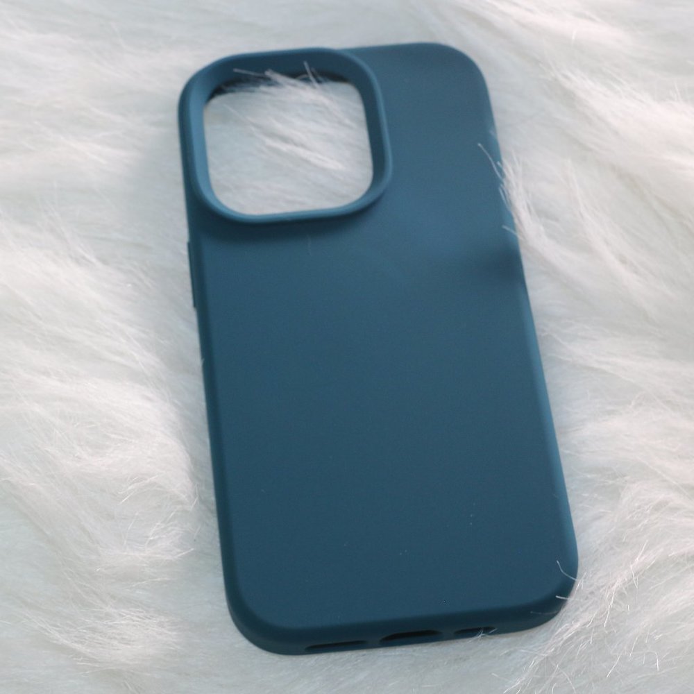 iPhone 14 Pro Teal Silicone Phone Case Kit